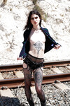 Lydia Black, gorąca laska goth