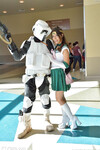Melody, seksowna dziewczyna cosplay