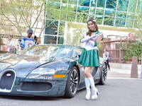 Melody, seksowna dziewczyna cosplay