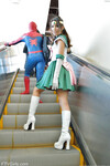 Melody, seksowna dziewczyna cosplay