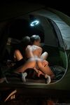 Alexis Fawx i Cecilia Lion uprawiają seks w namiocie
